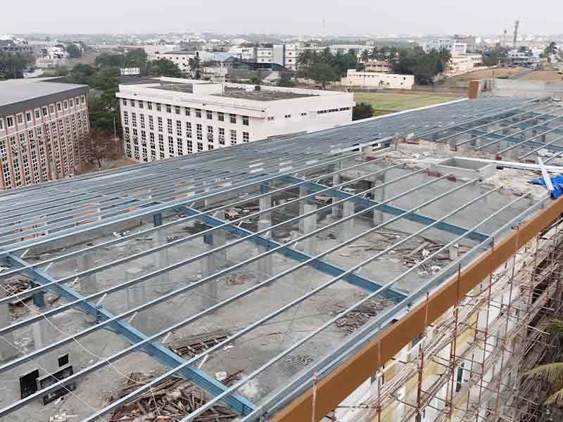 Rathinam college steel building