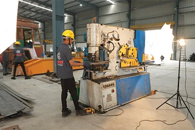 Connection and Base Plate Punching